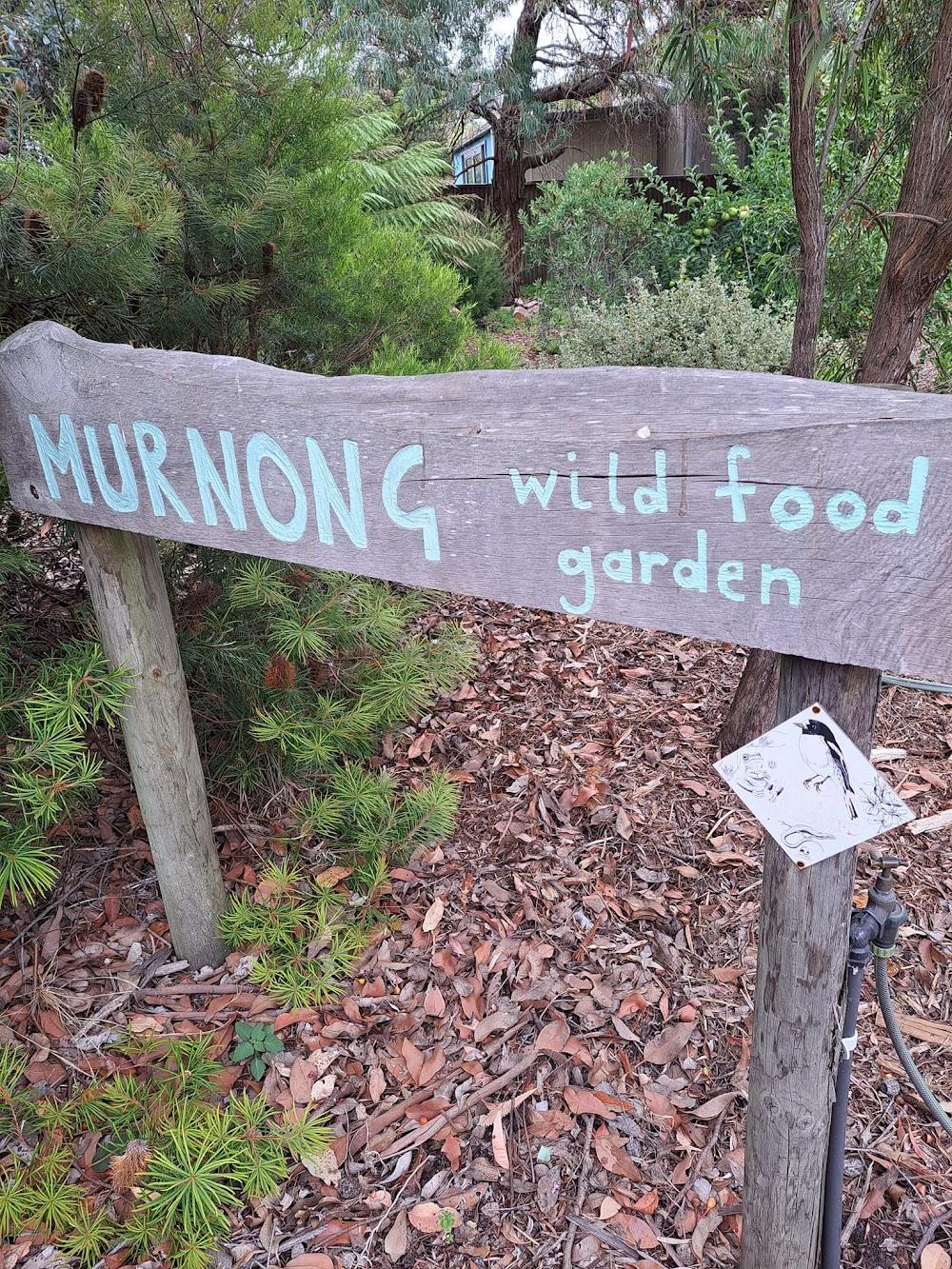 Murnong Wild Food Garden sign